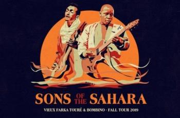 Vieux Farka Touré & Bombino’s Sons of Sahara Tour sons of the sahara tour poster