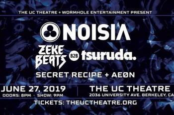 Noisia, Zeke Beats b2b Tsuruda, Secret Recipe, Aeon