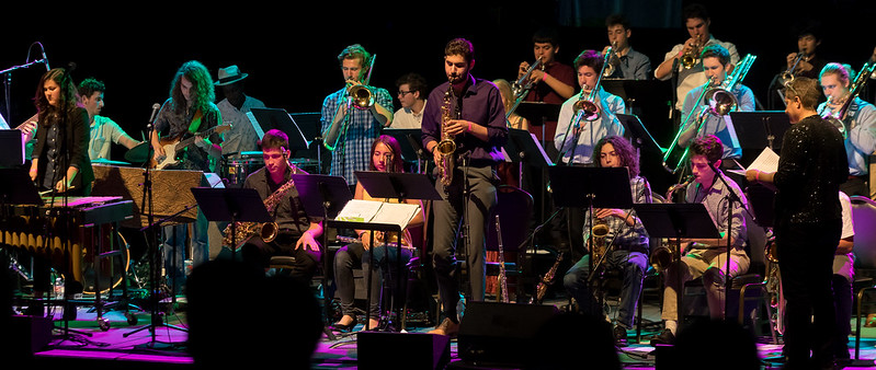 Berkeley High School Jazz Ensemble Berkeley High School Jazz Ensemble on stage