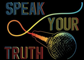 “Speak Your Truth” Showcase & Open Mic speak your truth showcase poster
