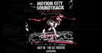 Flyer for motion city soundtrack show