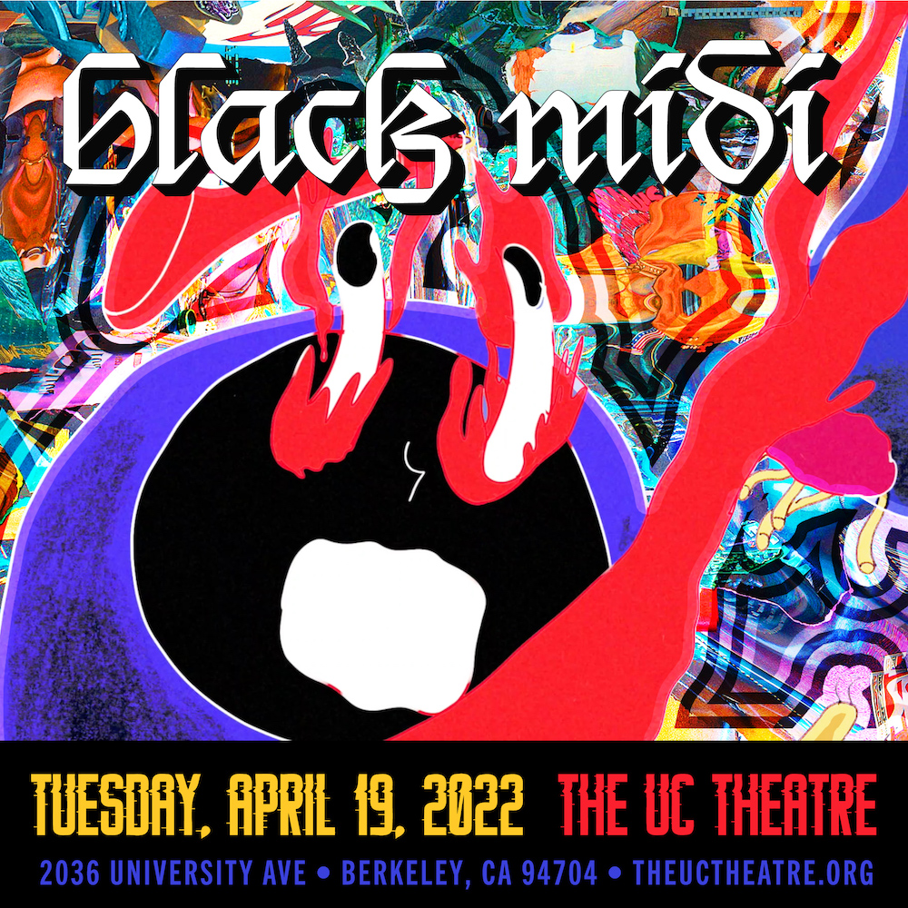 Black Midi Flyer for black midi show