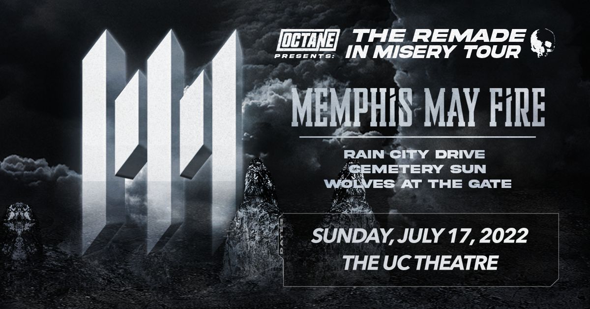 **CANCELLED** Memphis May Fire: Remade In Misery Tour presented by SiriusXM Octane Image for **CANCELLED** Memphis May Fire: Remade In Misery Tour presented by SiriusXM Octane on 2022-07-17