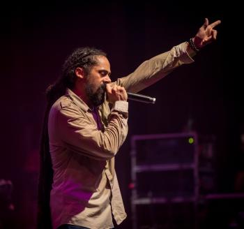 Damian “Jr. Gong” Marley – Stony Hill Fall Tour Damien Marley performing at The UC Theatre